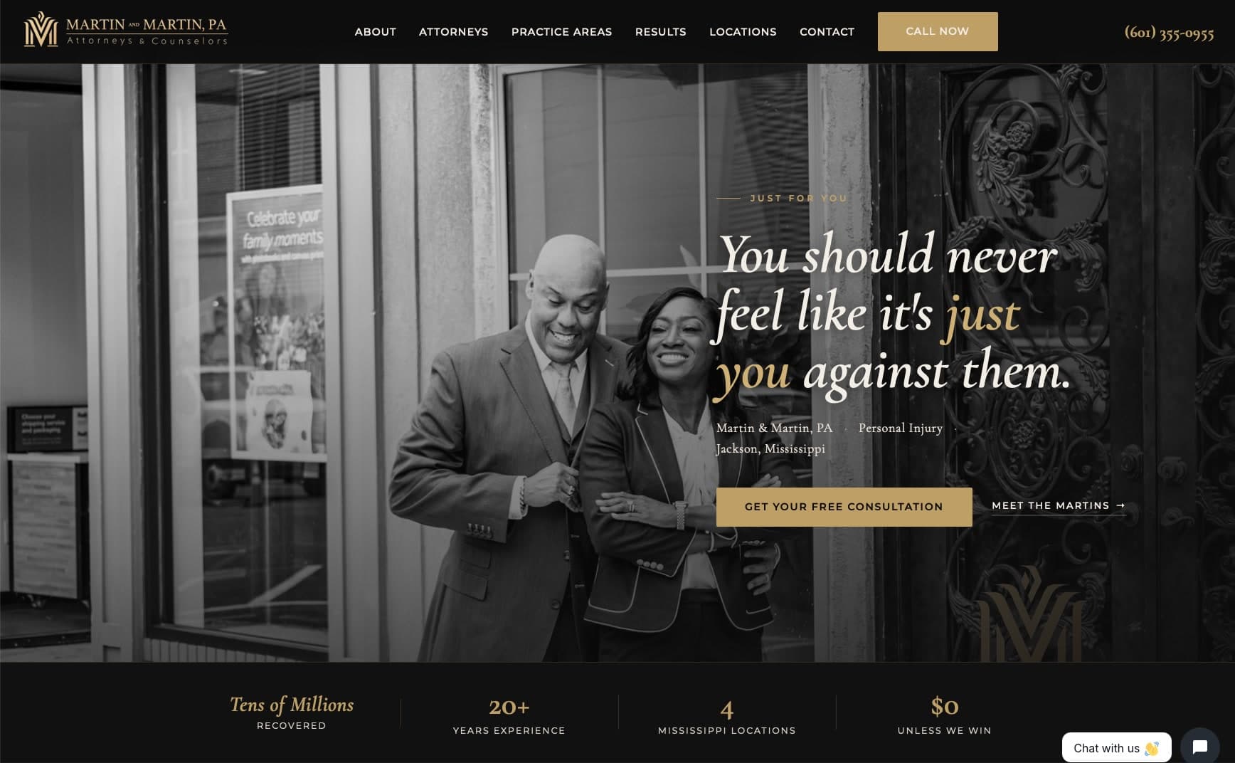 The Martin & Martin, PA website home page